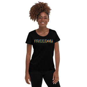 Freedom Women's Athletic T-shirt