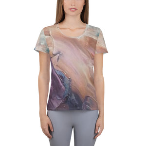Pflaume Women's Athletic T-shirt