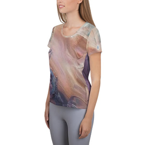Pflaume Women's Athletic T-shirt