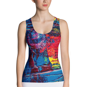 Make Art Not War Handsewn Tank Top