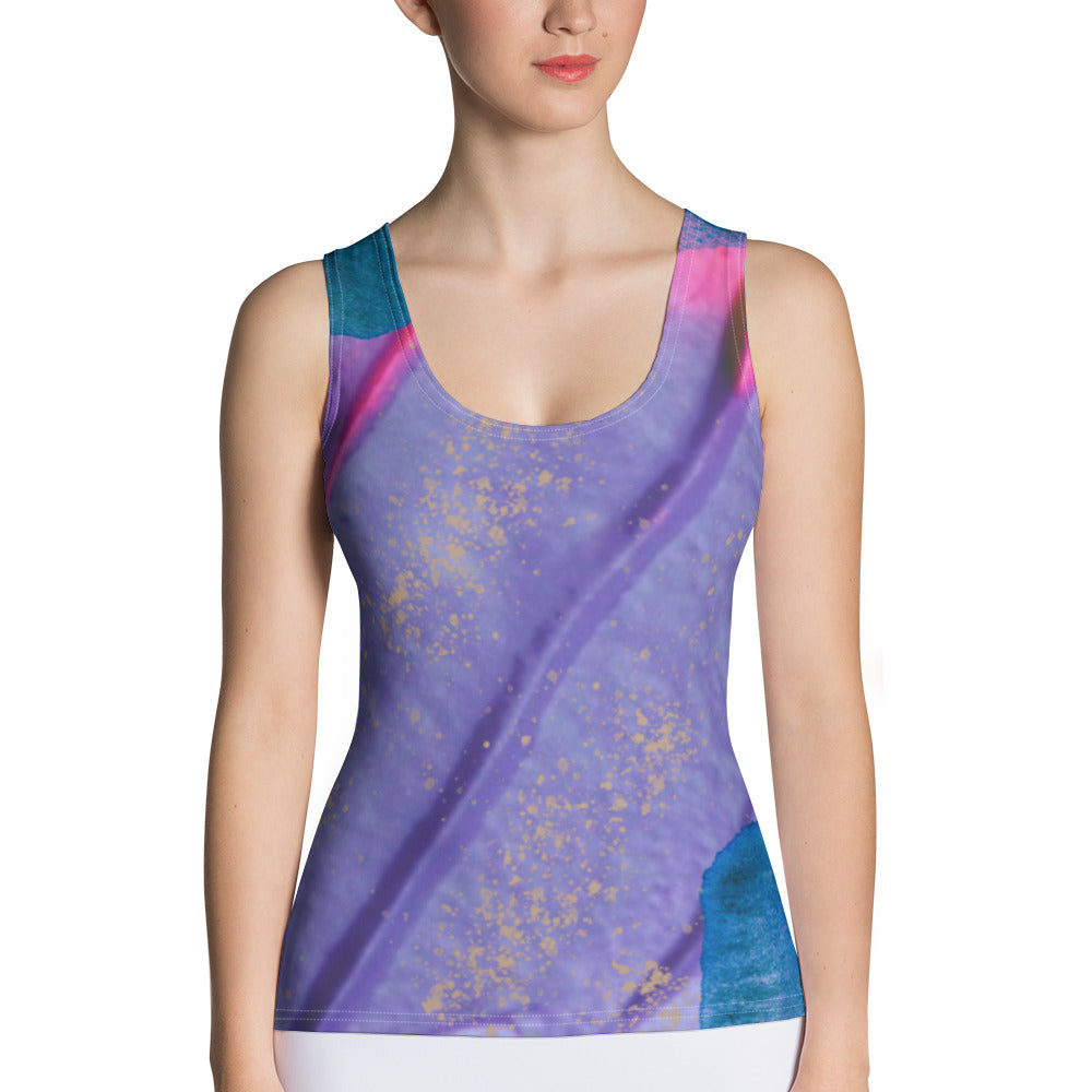 Light Upon Blooms Handsewn Tank Top