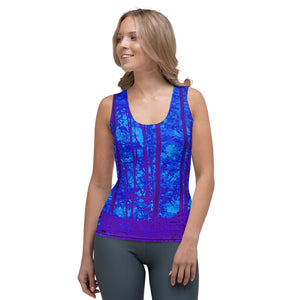 Into the Woods Mystic Blue Tank Top
