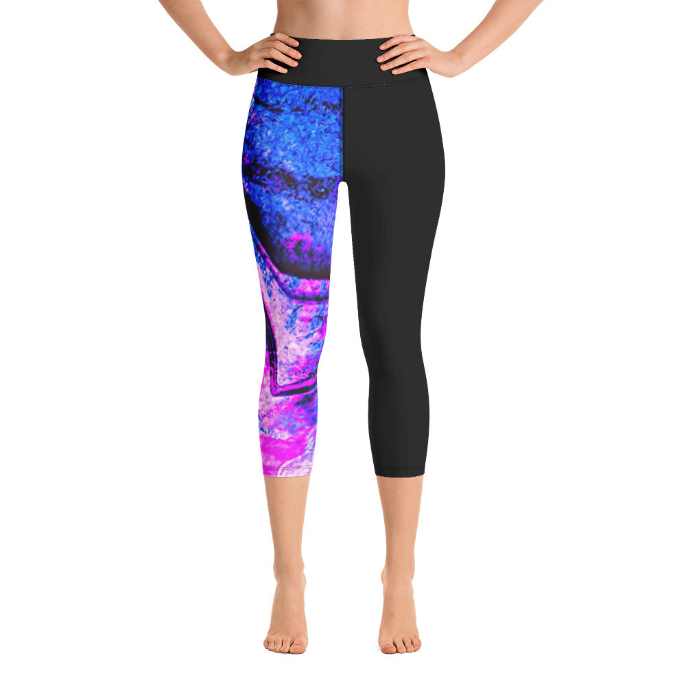 Mrat Workout Leggings for Women Yoga Capris Pants Ladies Knee Length  Leggings High Waisted Yoga Workout Exercise Capris For Casual Summer With  Pockets
