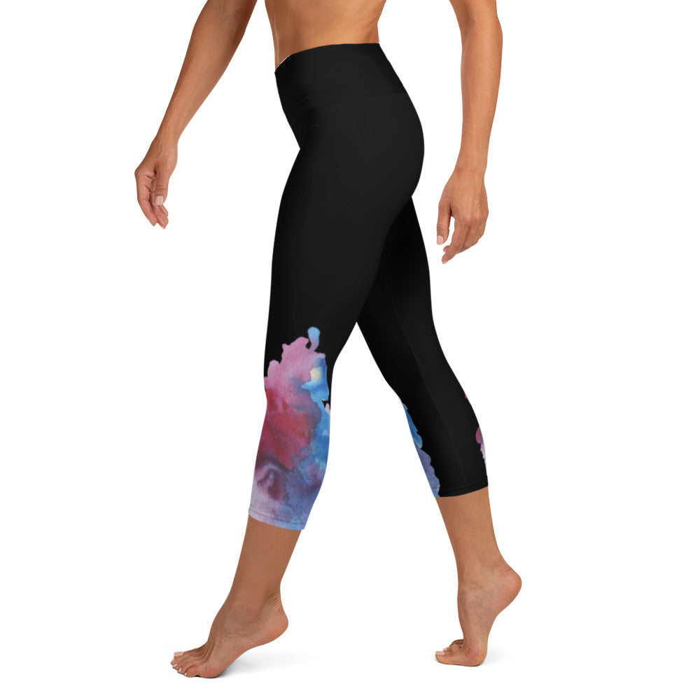 Notes In The Dark Yoga Capri Leggings