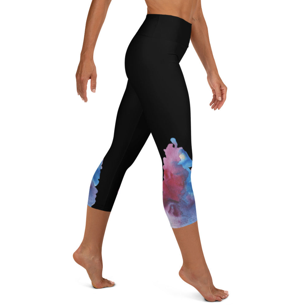 Notes In The Dark Yoga Capri Leggings