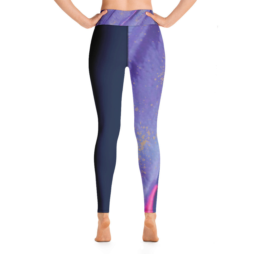 Light Upon Blooms Yoga Leggings