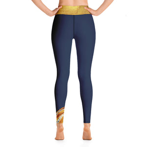 Mom Life Open Heart of Gold Yoga Leggings