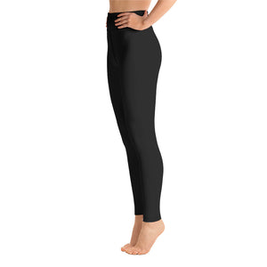ICONIC Black Yoga Leggings in Gold