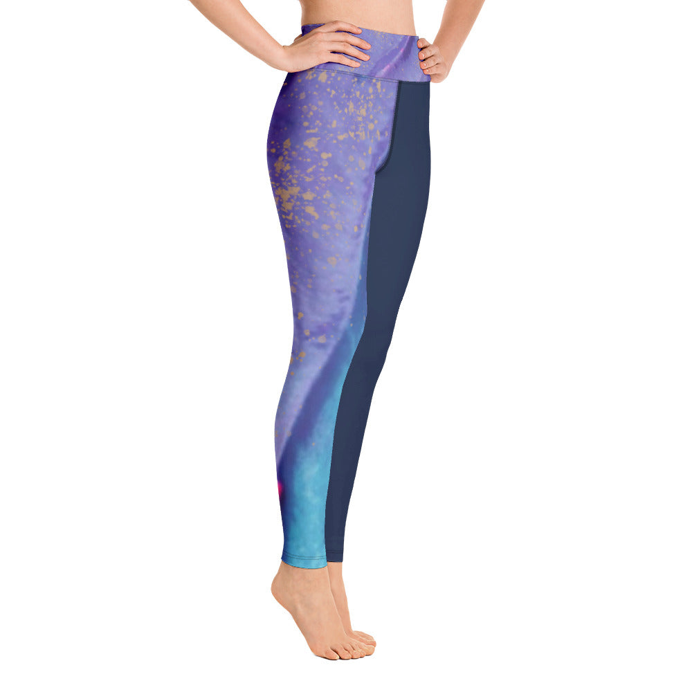 Light Upon Blooms Yoga Leggings