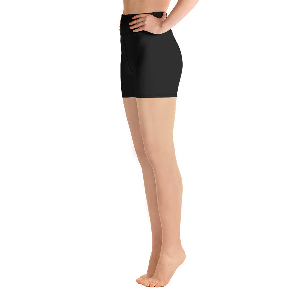 ICONIC Black Yoga Shorts – Munchkin Place Shop