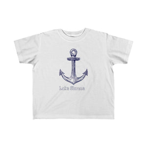 Lake Simcoe Kid's Fine Jersey White Tee - Munchkin Place Shop 
