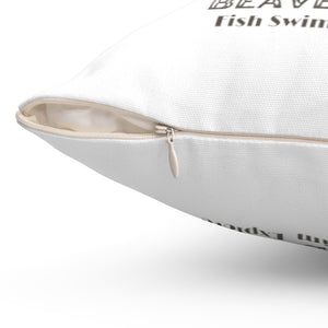 Beaverton Square Pillow in White