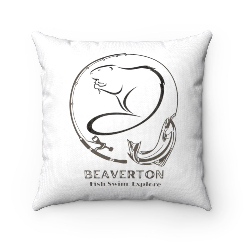 Beaverton Square Pillow in White
