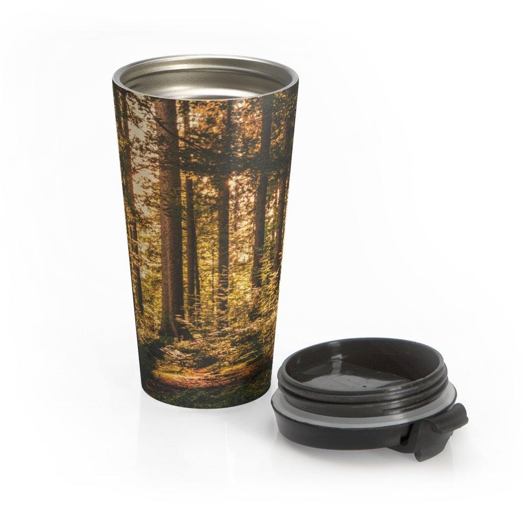 Into the Woods Stainless Steel Travel Mug - Munchkin Place Shop 