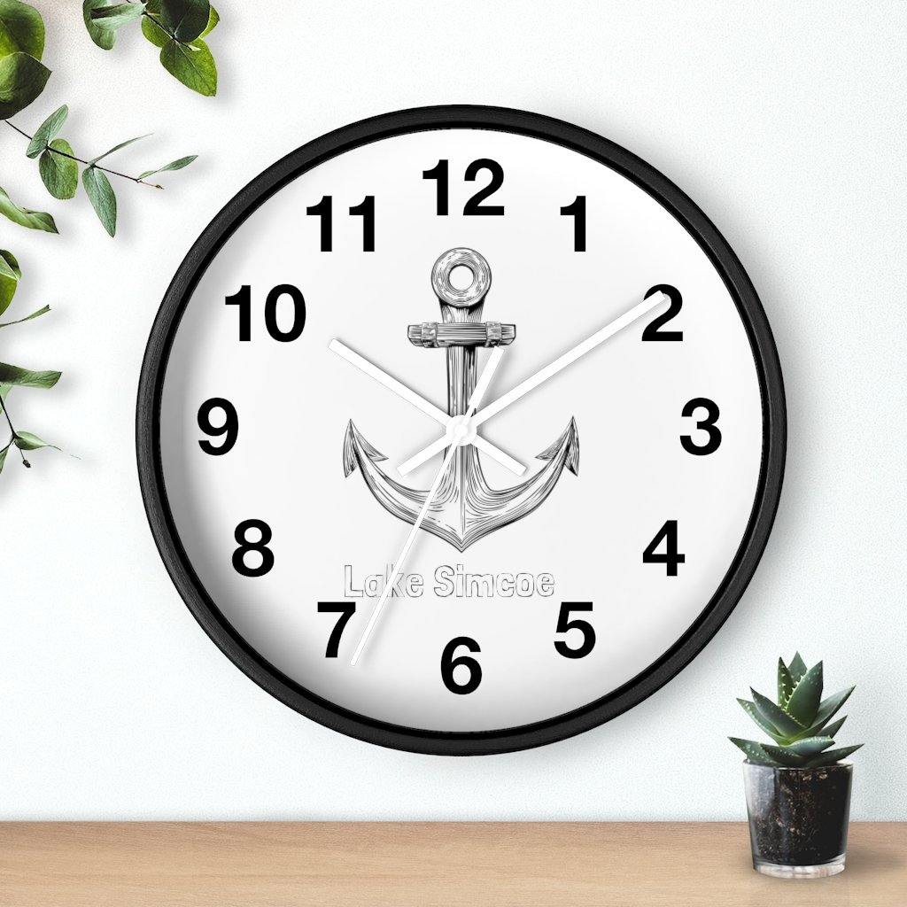 Lake Simcoe Anchor Wall clock - Munchkin Place Shop 