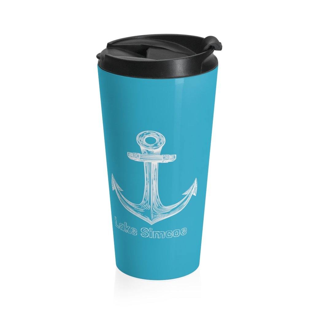 Lake Simcoe Stainless Steel Travel Mug Turquoise - Munchkin Place Shop 