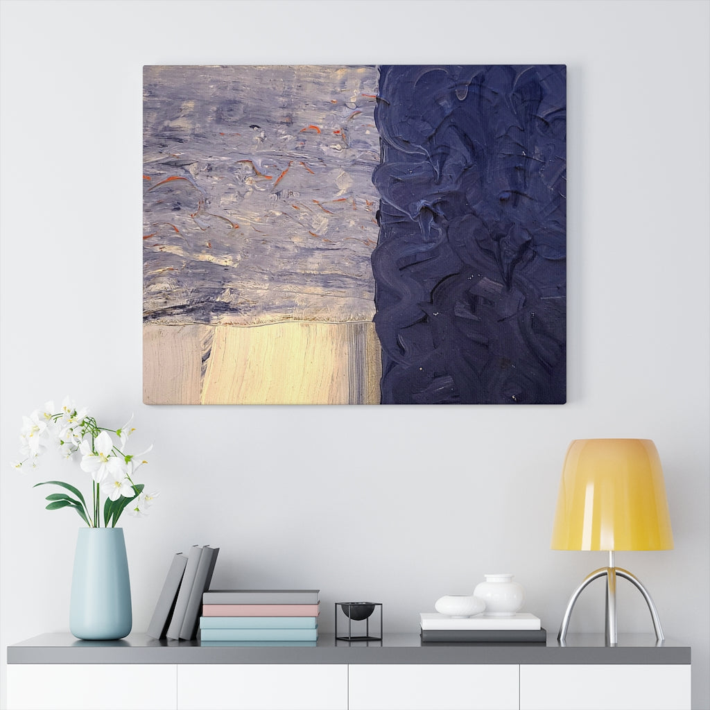 Water Sky Wind Gallery Wrapped Canvas Print
