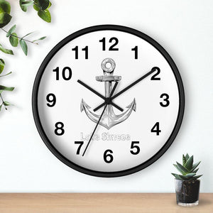 Lake Simcoe Anchor Wall clock - Munchkin Place Shop 