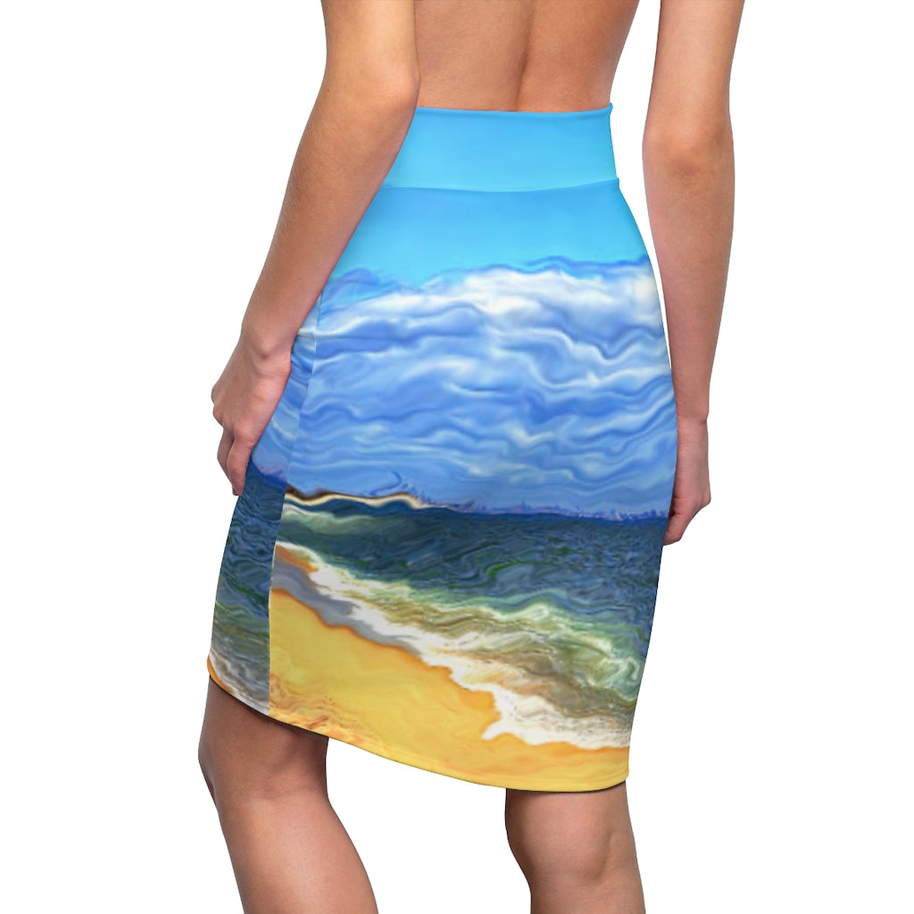 Sandy Hook  Women's Pencil Skirt