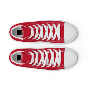 ICONIC Women’s high top canvas shoes in Red